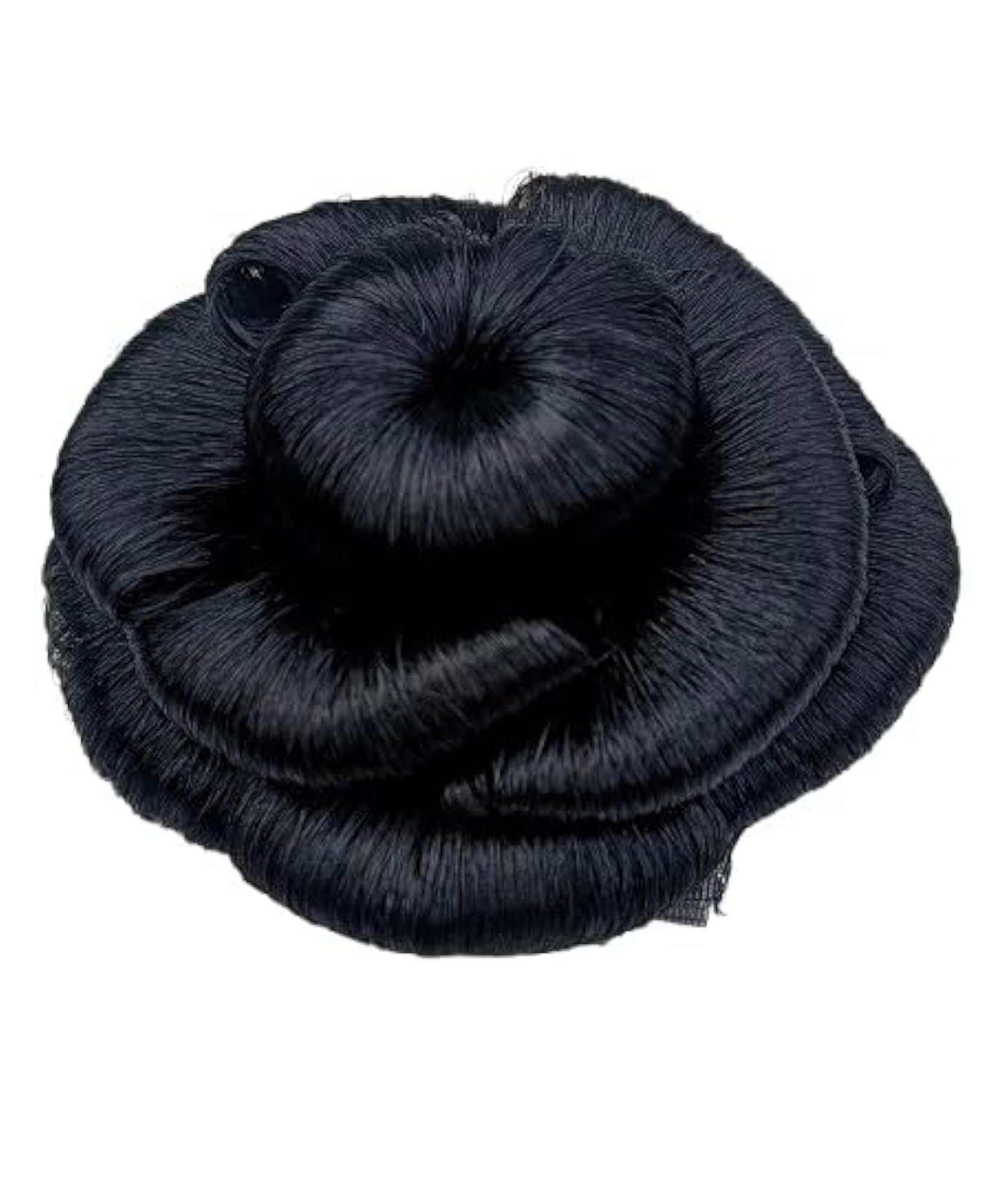 Synthetic Hair Bun Extension Flower Rose Shape